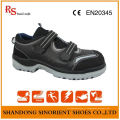 RS Real Safe Brand No Lace Sapatos de segurança, Suede Leather Summer Safety Shoes RS015